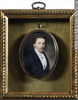 Titre original&nbsp;:  Painting, miniature Portrait of Chief Justice Jonathan Sewell (1766-1839) Anonyme - Anonymous About 1825-1830, 19th century 8 x 6.4 x 1.6 cm Gift of Donald Sewell Campbell and Family M2006.30.1 © McCord Museum Keywords: 