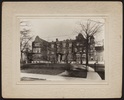 Original title:  Exterior front of Annesley Hall with iron fence. Image courtesy of Victoria University Archives (Toronto, Ont.).