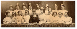 Original title:  Miss Snively and Class of 1899 nurses. Courtesy of City of Toronto Archives, Series 1201, Subseries 5, File 8.