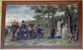 Original title:  File:Maisonneuve fonde Montréal le 18 mai 1642 - Georges Delfosse.JPG - Wikimedia Commons
