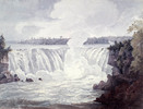 Original title:  Les chutes Niagara, Haut-Canada. 