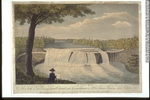 Original title:  Print A South East View of the Great Cataract on the Casconchiagon or Little Seneca's River, on Lake Ontario Thomas Davies About 1768, 18th century 37.5 x 52.3 cm M19958 © McCord Museum Keywords:  Print (10661) , waterfall (388) , Waterscape (2986)