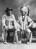 Original title:  Running Crane, Minor Chief and Joe Healy (Flying Chief), Blood. 1905. Image courtesy of Glenbow Museum, Calgary, Alberta.