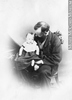 Original title:  Photograph George Stephens and baby, Montreal, QC, 1867 William Notman (1826-1891) 1867, 19th century Silver salts on paper mounted on paper - Albumen process 8.5 x 5.6 cm Purchase from Associated Screen News Ltd. I-25402.1 © McCord Museum Keywords:  male (26812) , Photograph (77678) , portrait (53878)