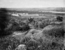 Original title:  View of Fort Carleton from the hill. 
