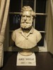 Original title:  Marble bust of Dr. James Douglas which sits on a window ledge in the Library of the Literary and Historical Society of Quebec, located in the Morrin Centre. (Courtesy of Shirley Nadeau)