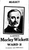 Original title:  Morley Wickett. From: Toronto Daily Star, 27 Dec 1913, page 4.