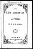 Titre original&nbsp;:  The new Dominion : a poem / by W.R.M. Burtis. 
Saint John, N.B. : J. & A. McMillan, 1867.