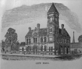 Original title:  Engraving of Charlottetown City Hall, (PEI PARO Acc. 2320/5-13)