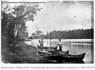 Original title:  George Taylor Photo Canoe scene, Tobique River, during George Taylor photographic expedition in 1862. P5-263 Provincial Archives of New Brunswick - MyNewBrunswick 

