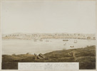 Original title:  View of Sydney in the Island of Cape Breton

Date: 24 August 1799