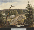 Original title:  Jacques Cartier River near Québec. 