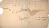 Original title:  Historical Maps of Toronto: 1834 Chewett City of Toronto and Liberties