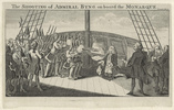 Titre original&nbsp;:    Description The Shooting of Admiral Byng' (John Byng), by unknown artist. See source website for additional information. This set of images was gathered by User:Dcoetzee from the National Portrait Gallery, London website using a special tool. All images in this batch are listed as "unknown author" by the NPG, who is diligent in researching authors, and was donated to the NPG before 1939 according to their website. Date Unknown, but donated to NPG before 1939 Source National Portrait Gallery, London: NPG D9023   While Commons policy accepts the use of this media, one or more third parties have made copyright claims against Wikimedia Commons in relation to the work from which this is sourced or a purely mechanical reproduction thereof. This may be due to recognition of the "sweat of the brow" doctrine, allowing works to be eligible for protection through skill and labour, and not 