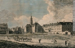 Original title:  Print A View of the Jesuits College and Church Richard Short 1760, 18th century 38.3 x 54.7 cm Gift of Mr. R. W. Humphrey M970.67.7 © McCord Museum Keywords:  Architecture (8646) , Print (10661) , religious (1331)
