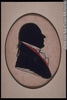 Original title:  Painting, silhouette Ignace-Michel-Louis-Antoine d'Irumberry de Salaberry Eliab Metcalf 1809, 19th century 7.1 x 4.3 cm Gift of Mr. Louis Mulligan M972.81.21.1 © McCord Museum Keywords:  male (26812) , Painting (2229) , painting (2226) , portrait (53878)