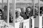 Original title:  Her Majesty Queen Elizabeth II and Prime Minister of Canada Lester B. Pearson in the minirail at Expo 67. 
