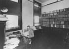 Original title:  Photograph of J.C.F. Bown seated at desk in his law office. Annotated on back: "J.C.F. Bown". 
Repository: Legal Archives Society of Alberta
Reference code: LAS las-42-is-las-53-g-3