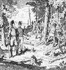 Titre original&nbsp;:    Description John Graves Simcoe and Augustus Jones, supervising the Queen's Rangers of York cutting trees during the construction of Yonge Street, 1795 Date 1795 (scene depicted) Source This image is available from Library and Archives Canada under the reproduction reference number C-073665 and under the MIKAN ID number 2835216 This tag does not indicate the copyright status of the attached work. A normal copyright tag is still required. See Commons:Licensing for more information. Library and Archives Canada does not allow free use of its copyrighted works. See Category:Images from Library and Archives Canada. Author Charles William Jefferys (1869–1951) Alternative names C. W. Jefferys Description Canadian painter, illustrator, author and teacher Date of birth/death 25 August 1869(1869-08-25) 8 October 1951(1951-10-08) Location of birth/death Rochester, Kent Toronto Permission (R