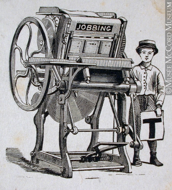 Original title:  M930.50.8.561 | Illustration de catalogue d'une presse à imprimer mécanique | Gravure | John Henry Walker (1831-1899)