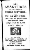 CHEVALIER, Beauchêne, ROBERT – Volume II (1701-1740)