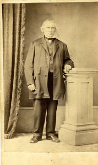 Original title:  John Lynch, ca. 1880.
RPA photograph collection, Region of Peel Archives.