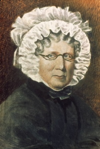 Original title:  Portrait of Mrs. William Dummer Powell, 1834. [Anne (Murray) Powell]. Grove Sheldon Gilbert, after William Gush; attributed to Owen Staples. Source: Toronto Public Library (https://www.torontopubliclibrary.ca/detail.jsp?Entt=RDMDC-OHQ-PICTURES-S-R-918&R=DC-OHQ-PICTURES-S-R-918) 