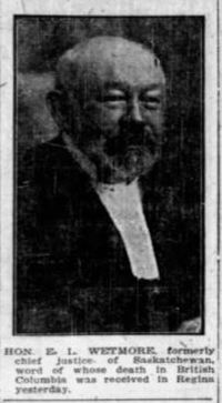 Original title:  E.L. Wetmore - Leader Post (Regina, SK) - 21 January 1922, page 13.