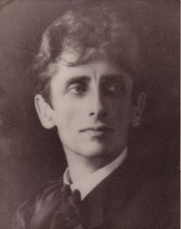 Original title:  Carl Ahrens as a young artist in Toronto in the 1890s. 
Image courtesy of Kim Bullock, great-grandchild of Carl and Madonna Ahrens.
