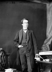 Titre original&nbsp;:  Hon. Alexander Morris, (Minister of Inland Revenue) b. Mar. 17, 1826 - d. Oct. 28, 1889. 