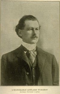 Original title:  L'honorable Adélard Turgeon, secrétaire provincial à Québec [image fixe]