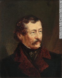 Original title:  Painting Clément-Charles Sabrevois de Bleury (1798-1863) William Raphael 1850-1860, 19th century 25.8 x 20.1 cm Gift of Mr. James F. R. Routh M987.231 © McCord Museum Keywords: 