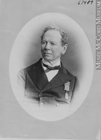 Original title:  Photograph Honorable Henry Black, Montreal, QC, 1871 William Notman (1826-1891) 1871, 19th century Silver salts on paper mounted on paper - Albumen process 17.8 x 12.7 cm Purchase from Associated Screen News Ltd. I-67489.1 © McCord Museum Keywords:  male (26812) , Photograph (77678) , portrait (53878)