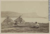 Titre original&nbsp;:  Photograph Making a kayak, Little Whale River, QC, 1874 James Laurence Cotter 1874, 19th century Silver salts on paper mounted on card - Albumen process 10 x 16 cm Gift of Mrs. D. A. Murray MP-0000.391.12 © McCord Museum Keywords:  Ethnology (606) , Inuit (216) , Photograph (77678)