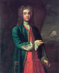 Original title:    Description English: Vice-Admiral Fitzroy Henry Lee (1699-1750) oil on canvas 127 x 101.6 cm ca. 1725 inscribed b.r.: Adml. Lee Date circa 1725 Source Royal Museums Greenwich Author British school of the 18th century

