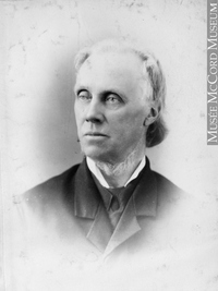 Original title:  Photograph Reverend Mr. Massey, Montreal, QC, 1882 Wm. Notman & Son December 26, 1882, 19th century Silver salts on paper mounted on paper - Albumen process 15 x 10 cm Purchase from Associated Screen News Ltd. II-67840.1 © McCord Museum Keywords:  Photograph (77678)