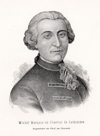Original title:  Michel Marquis de Chartier de Lotbinière. Ingénieur-en-Chef au Canada [image fixe]