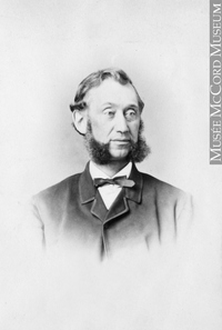 Original title:  Photograph Hon. S. L. Shannon, Montreal, QC, 1865 William Notman (1826-1891) 1865, 19th century Silver salts on paper mounted on paper - Albumen process 8.5 x 5.6 cm Purchase from Associated Screen News Ltd. I-17990.1 © McCord Museum Keywords:  male (26812) , Photograph (77678) , portrait (53878)