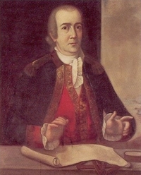 Original title:    Description Portrait of Esteban José Martínez Fernández y Martínez de la Sierra Date circa 1785 Source http://www.cmhg.gc.ca/ Author Marina Real Española (Spanish Royal Navy)

