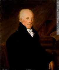 Original title:  Painting Portrait of Thomas McCord. Louis Dulongpré 1816, 19th century Oil on canvas 77 x 65 cm Gift of Mr. David Ross McCord M8354 © McCord Museum Keywords:  Painting (2229) , painting (2226)