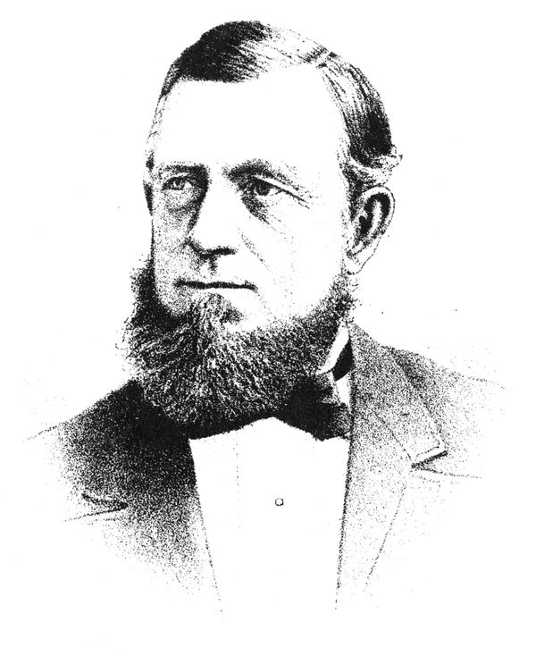 Titre original :  Kenneth Chisholm, as he appears in the Illustrated historical atlas of the county of Peel, Ont., 1877. Region of Peel Archives.