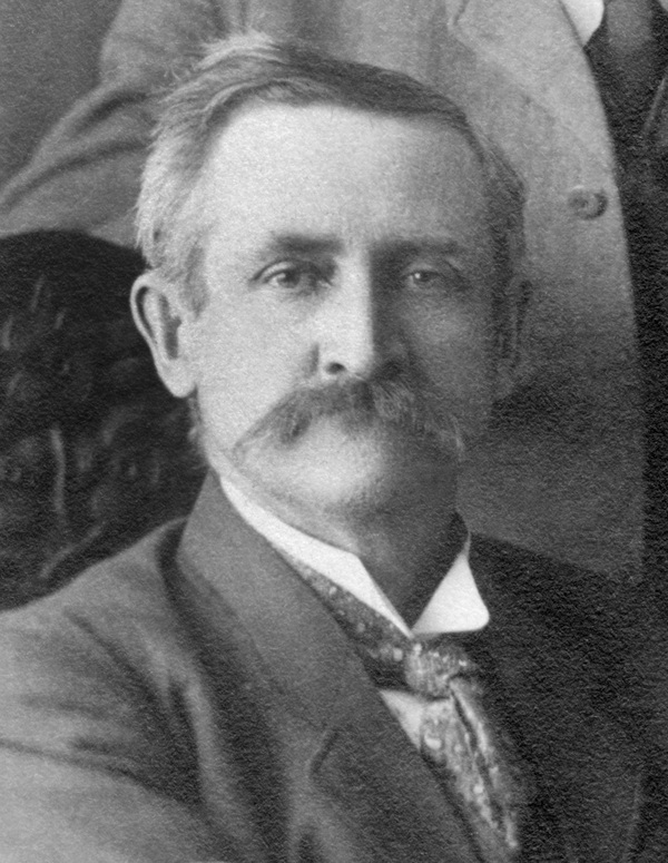 Original title:  James Bower, Red Deer, Alberta. [ca. 1909-1912]. Detail of composite photograph. 
Image courtesy of Glenbow Museum, Calgary, Alberta.