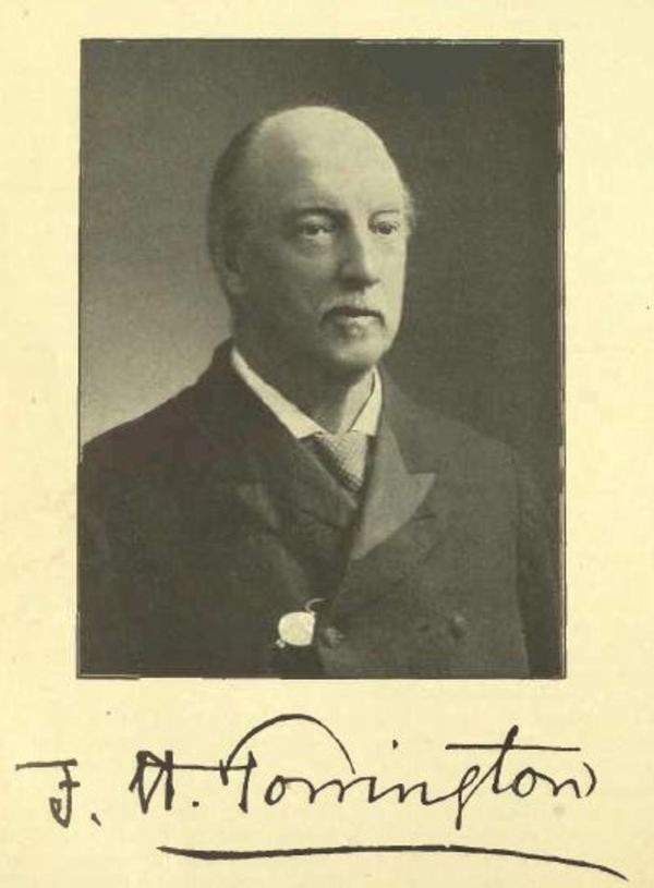Titre original :  Frederick Herbert Torrington. From: Commemorative biographical record of the county of York, Ontario: containing biographical sketches of prominent and representative citizens and many of the early settled families by J.H. Beers & Co, 1907. https://archive.org/details/recordcountyyork00beeruoft/page/n4 