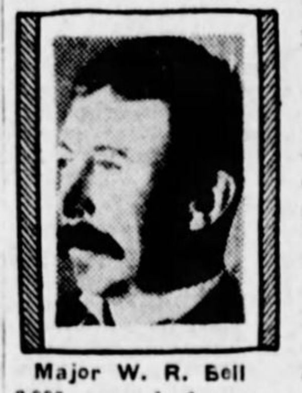 Titre original :  Major W. R. Bell. From: The Winnipeg Tribune (Winnipeg, Manitoba, Canada), Nov 12, 1932, page 13.