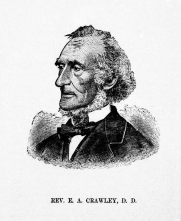 Original title:  E.A. Crawley. From: Fifty years with the Baptist ministers and churches of the Maritime Provinces of Canada by Bill, I. E. (Ingraham E.), 1805-1891. Publication date: 1880. https://archive.org/details/cihm_00137b