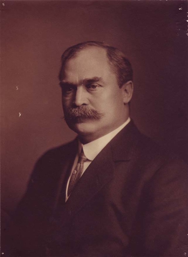 Original title:  
Photograph of E.F.B. Johnston (Ebenezer Forsyth Blackie Johnston).
Date: [between 1907 and 1918].
Source: Archives of the Law Society of Ontario (https://www.flickr.com/photos/lsuc_archives/4333357032/in/photolist-7AVA5h)