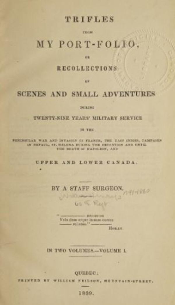 Titre original :  Title page from 