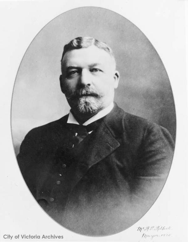 Titre original :  Robert P. Rithet, Mayor 1885 - City of Victoria Archives