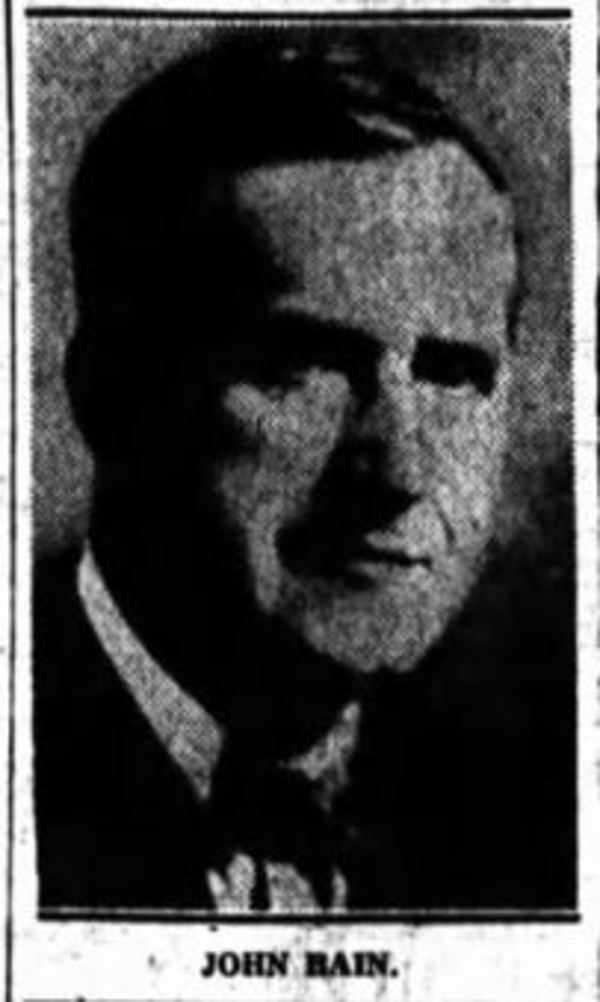 Titre original :  John Bain. From: The Ottawa Journal, 26 February 1932, page 13. 