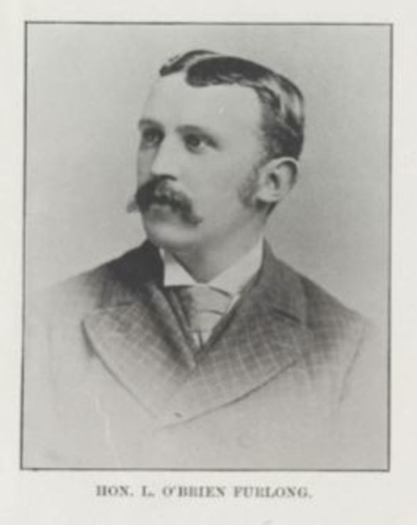 Titre original :  Lawrence O'Brien Furlong. From: Newfoundland men : a collection of biographical sketches, with portraits, of sons and residents of the island who have become known in commercial, professional, and political life - page 23. 
Source: https://collections.mun.ca/digital/collection/cns/id/26182/rec/201